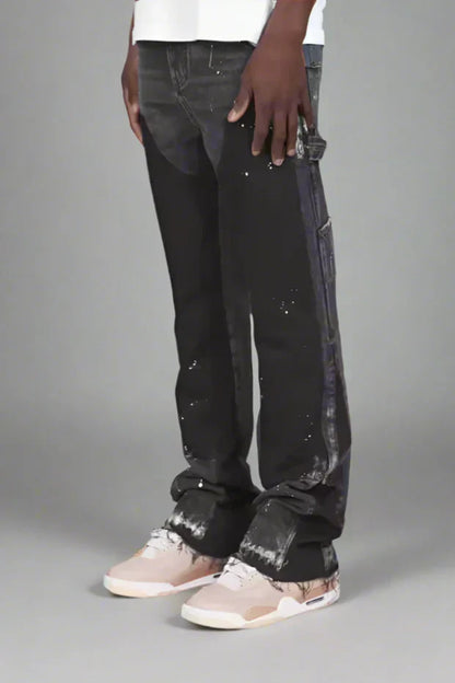 Flared Wash Jeans
