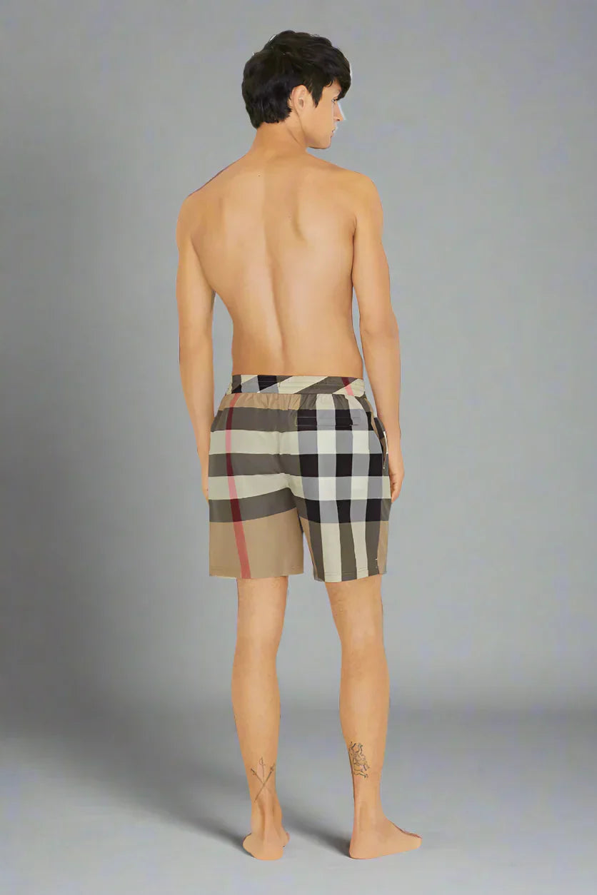 Retro Check Shorts