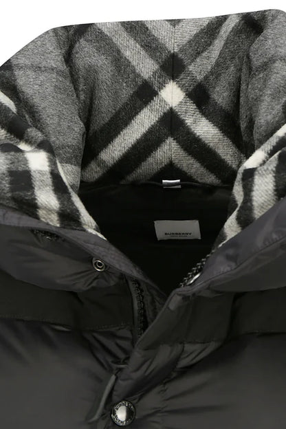 Check Detachable Puffer Jacket